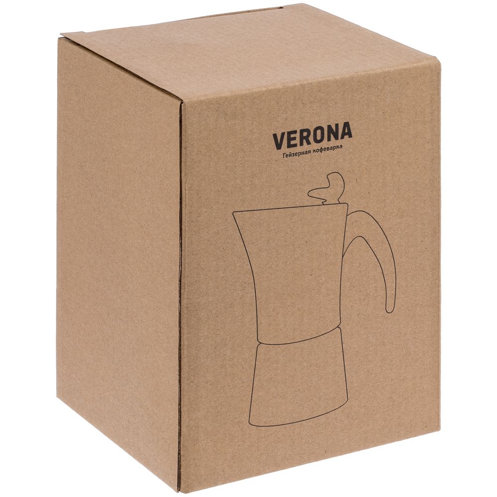 Гейзерная кофеварка Verona, в коробке-6