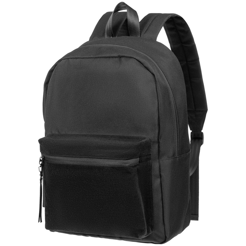 Рюкзак Patch Catcher с карманом из липучки, черный-2