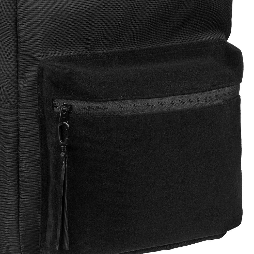 Рюкзак Patch Catcher с карманом из липучки, черный-7