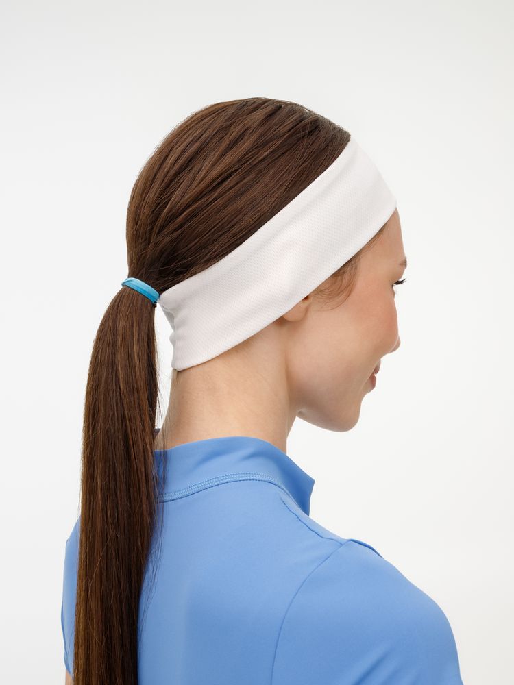 Охлаждающая повязка на голову Cool Head, белая-3