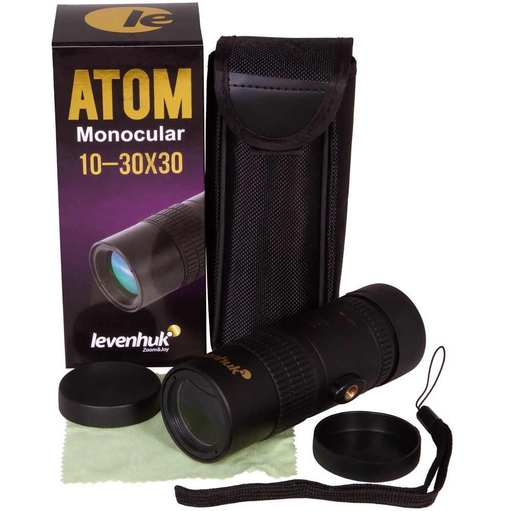 Монокуляр Atom 10-30х, линзы 30 мм-7