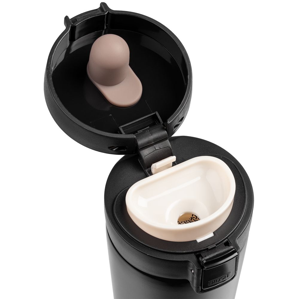 Термостакан с ситечком No Leak Infuser, черный-3