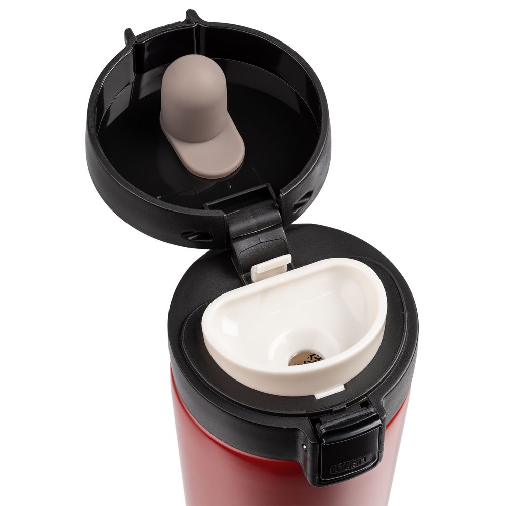 Термостакан с ситечком No Leak Infuser, красный-3
