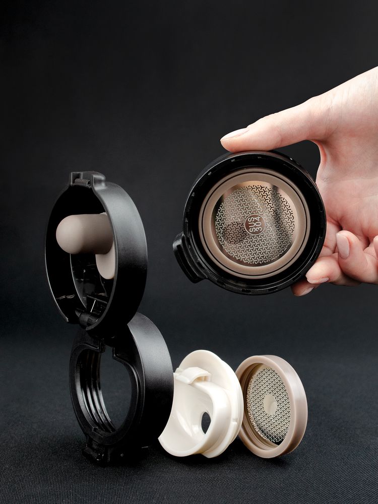 Термостакан с ситечком No Leak Infuser, красный-11