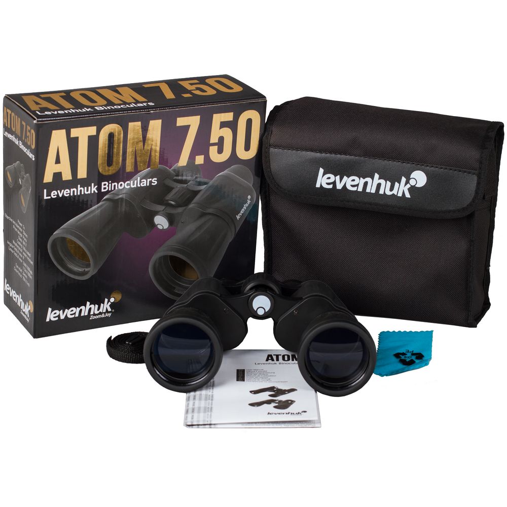 Бинокль Atom 7x, линзы 50 мм-7