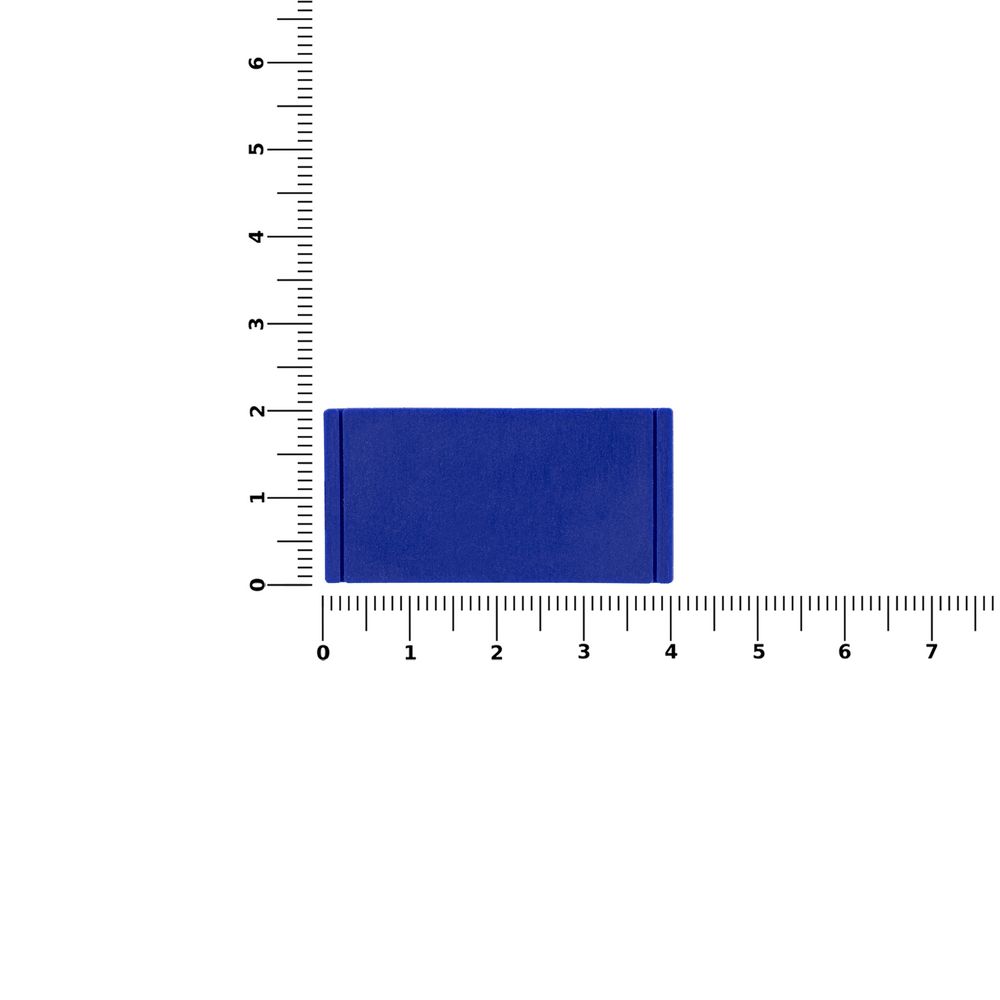 Лейбл из ПВХ Dzeta, XS, синий-2