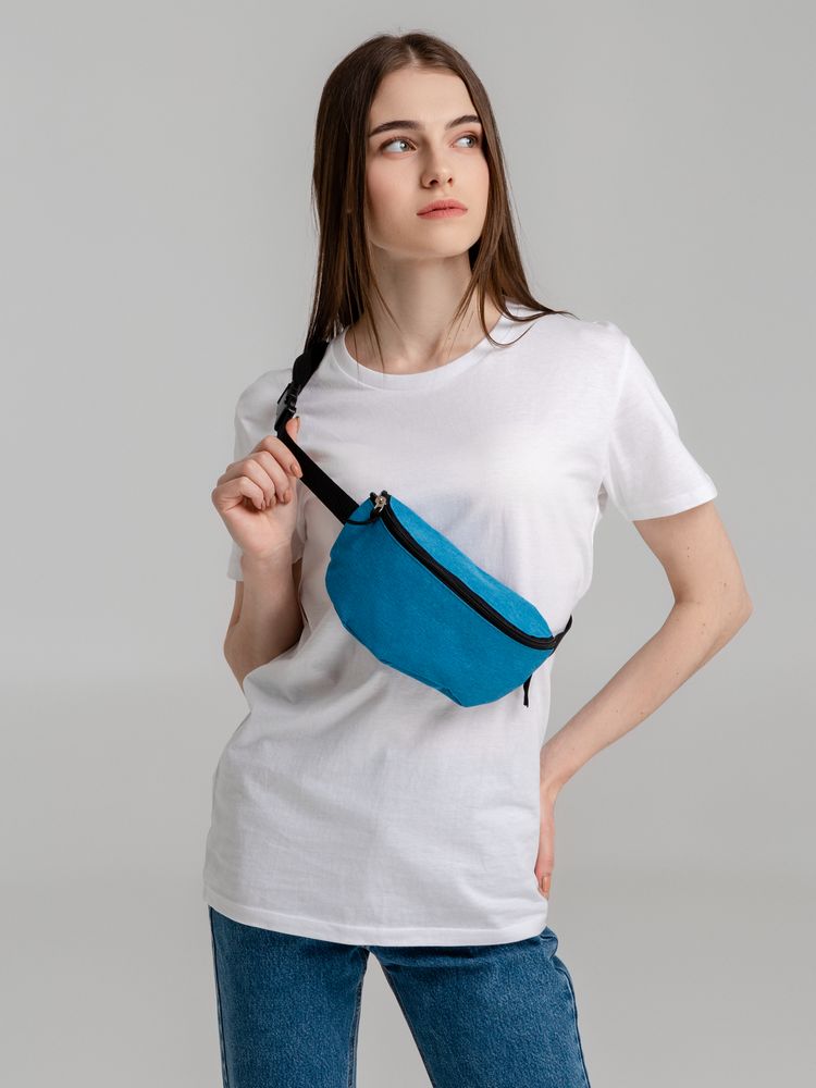 Поясная сумка Handy Dandy, синяя-5