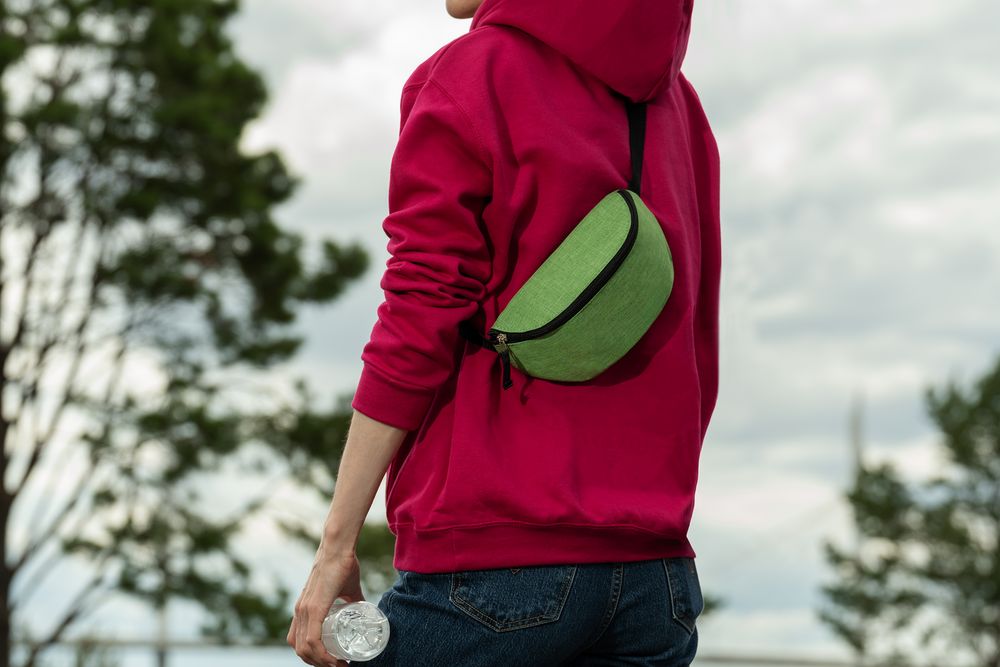 Поясная сумка Handy Dandy, зеленая-4
