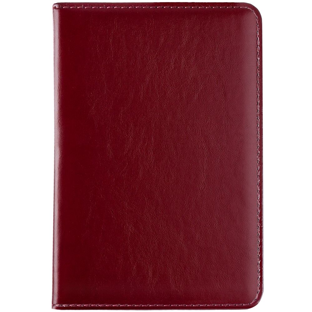Обложка для паспорта Signature, бордовая-1
