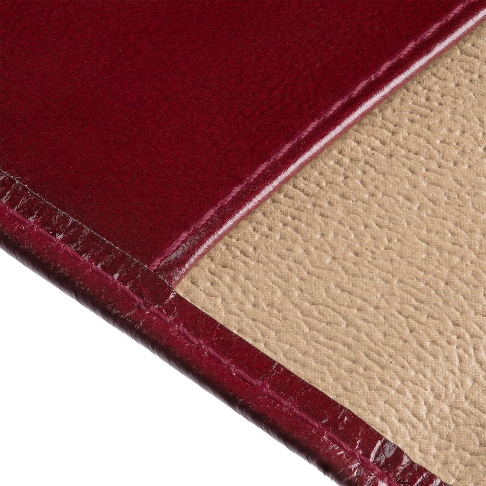 Обложка для паспорта Signature, бордовая-4