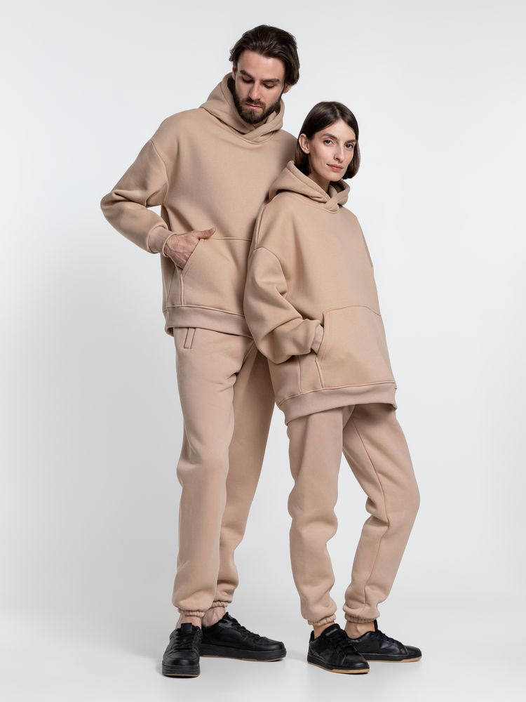Худи Kulonga Oversize, бежевое, размер XS/S-15