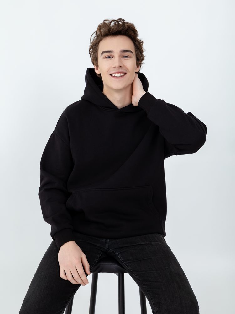 Худи Kulonga Oversize, черное, размер XS/S-5