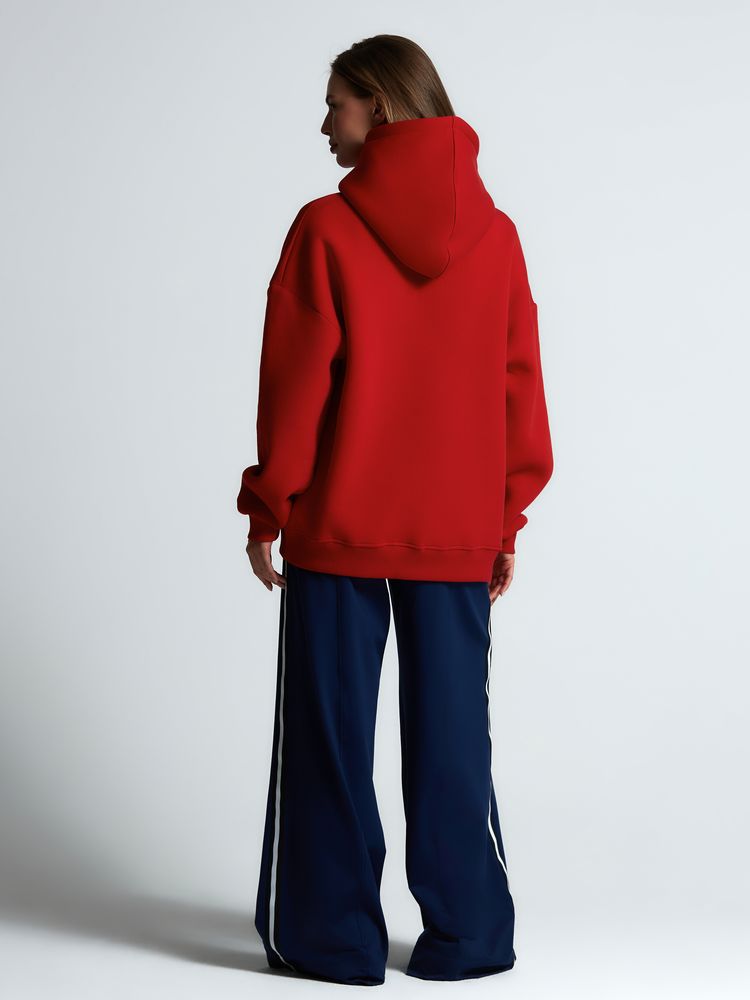 Худи Kulonga Oversize, красное, размер ХS/S-9