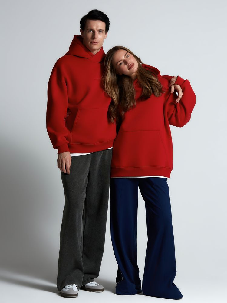 Худи Kulonga Oversize, красное, размер ХS/S-15