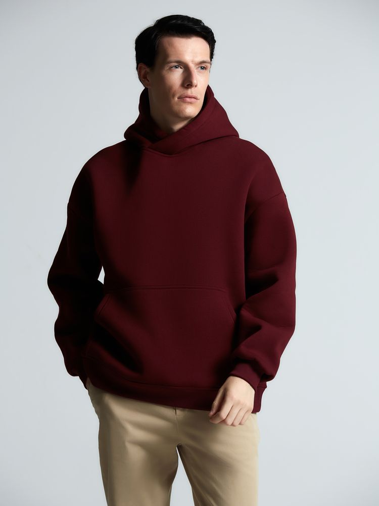 Худи Kulonga Oversize, бордовое, размер 3XL/4XL-6