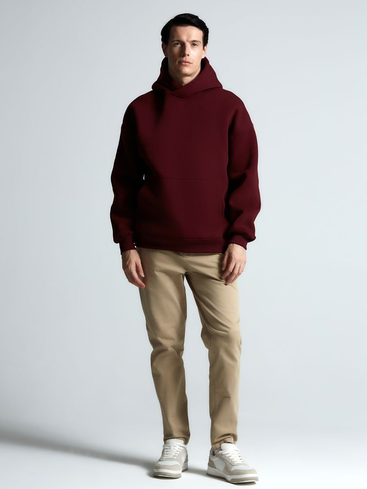 Худи Kulonga Oversize, бордовое, размер 3XL/4XL-7