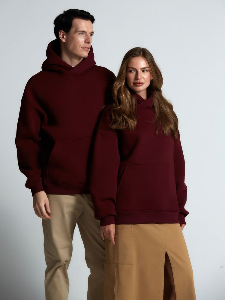 Худи Kulonga Oversize, бордовое, размер 3XL/4XL-10