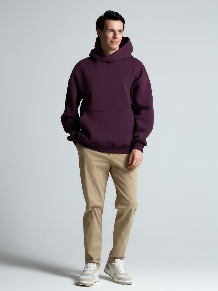 Худи Kulonga Oversize, фиолетовое, размер ХL/ХХL-12