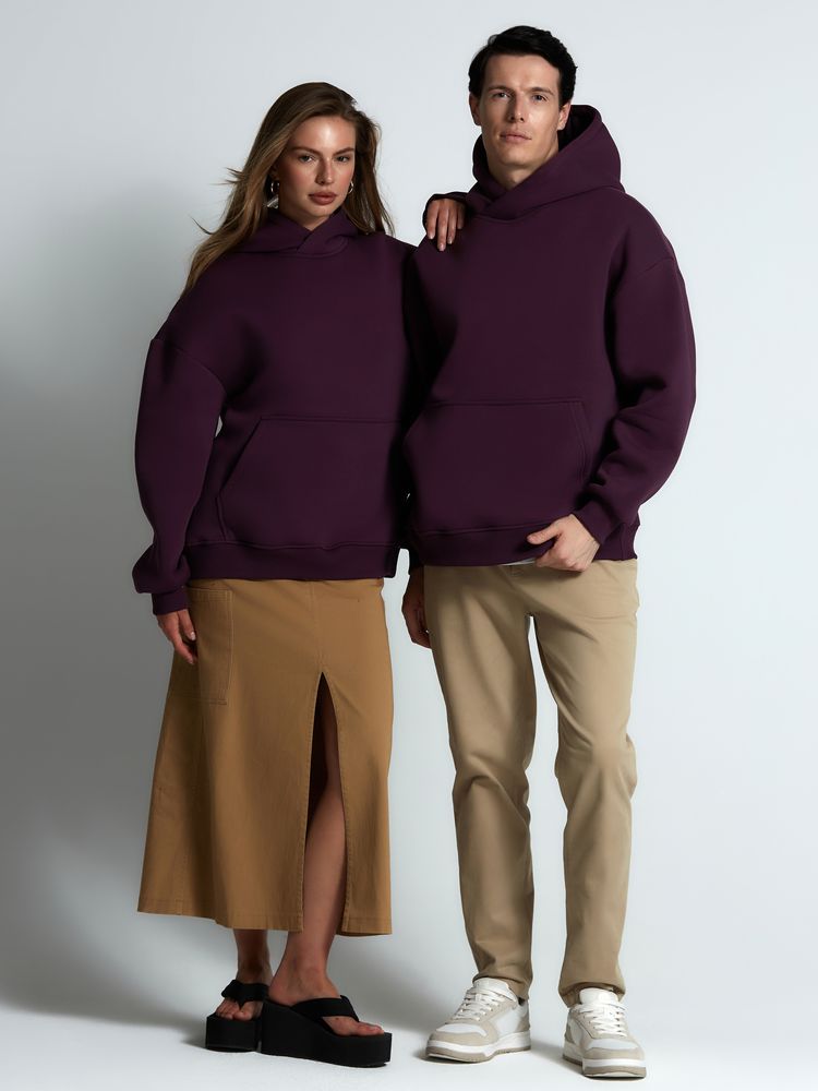 Худи Kulonga Oversize, фиолетовое, размер ХL/ХХL-15