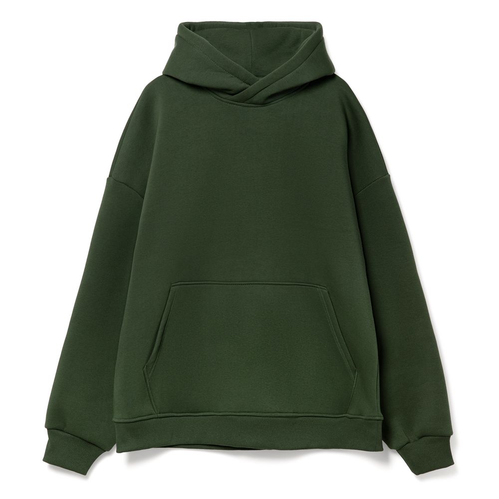Худи Kulonga Oversize, темно-зеленое, размер 3XL/4XL-1
