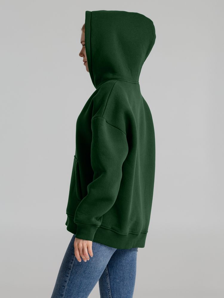 Худи Kulonga Oversize, темно-зеленое, размер 3XL/4XL-8