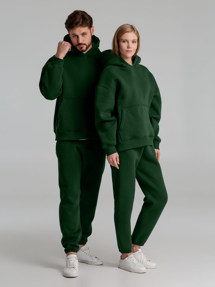Худи Kulonga Oversize, темно-зеленое, размер 3XL/4XL-9
