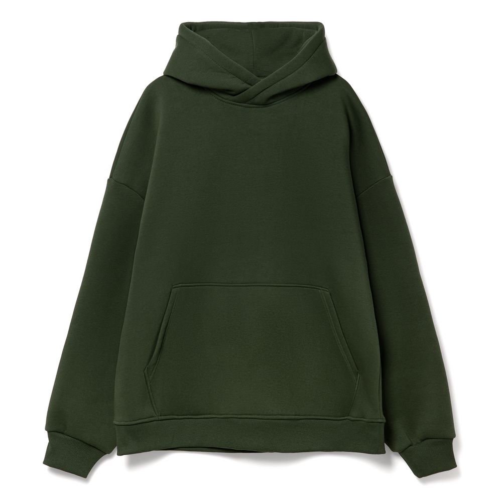 Худи Kulonga Oversize, темно-зеленый хаки, размер XS/S-1