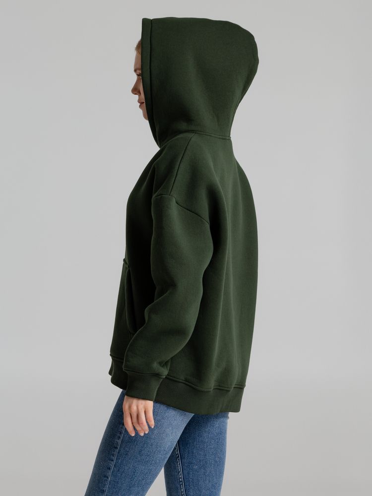 Худи Kulonga Oversize, темно-зеленый хаки, размер XS/S-8