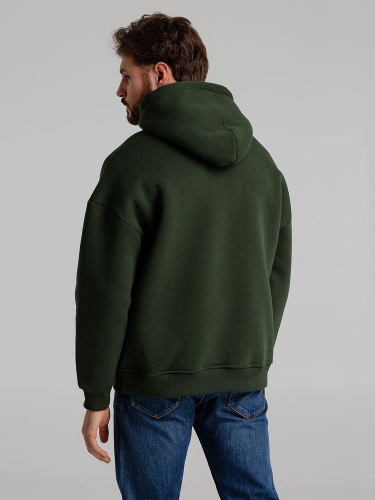 Худи Kulonga Oversize, темно-зеленый хаки, размер XS/S-10