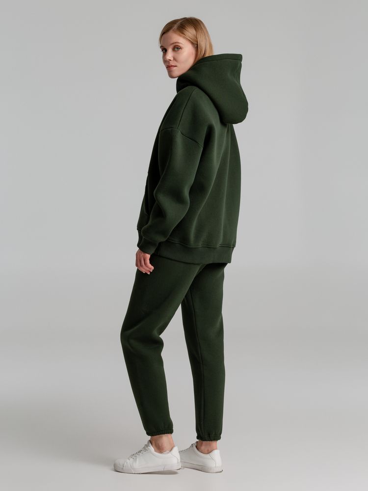 Худи Kulonga Oversize, темно-зеленый хаки, размер XS/S-14