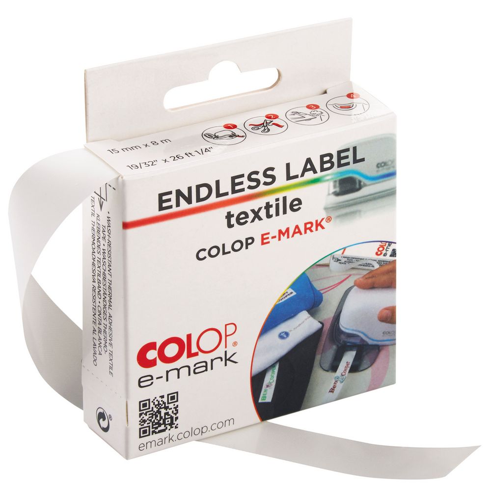 Термоклеевая лента Colop E-mark для текстиля-1