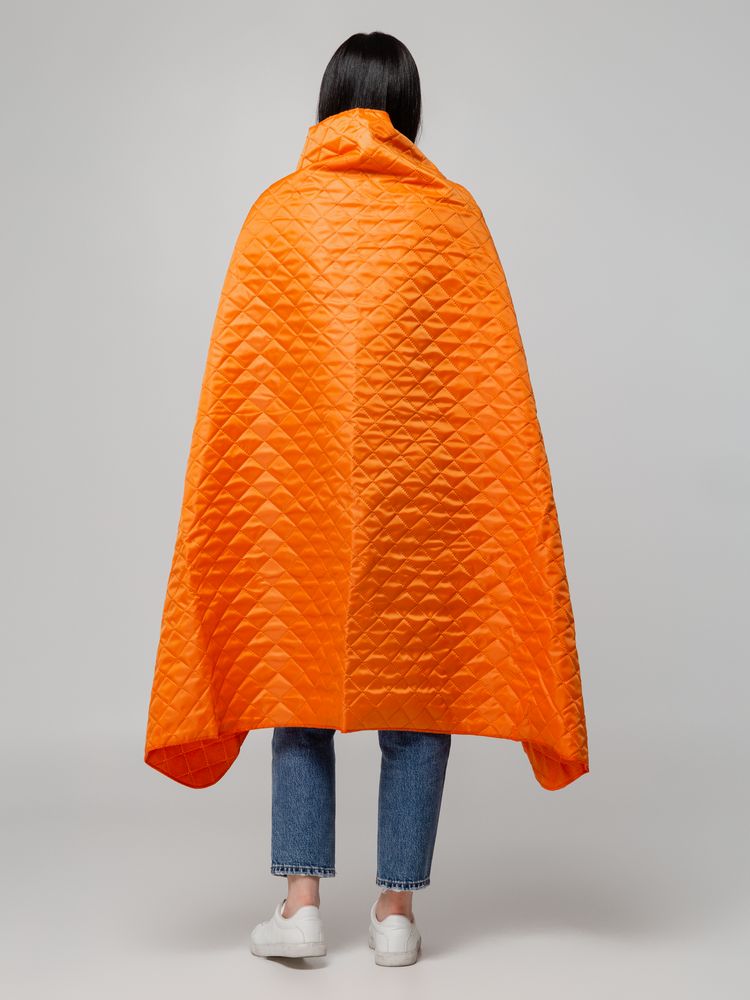 Плед-пончо для пикника SnapCoat, оранжевый-7