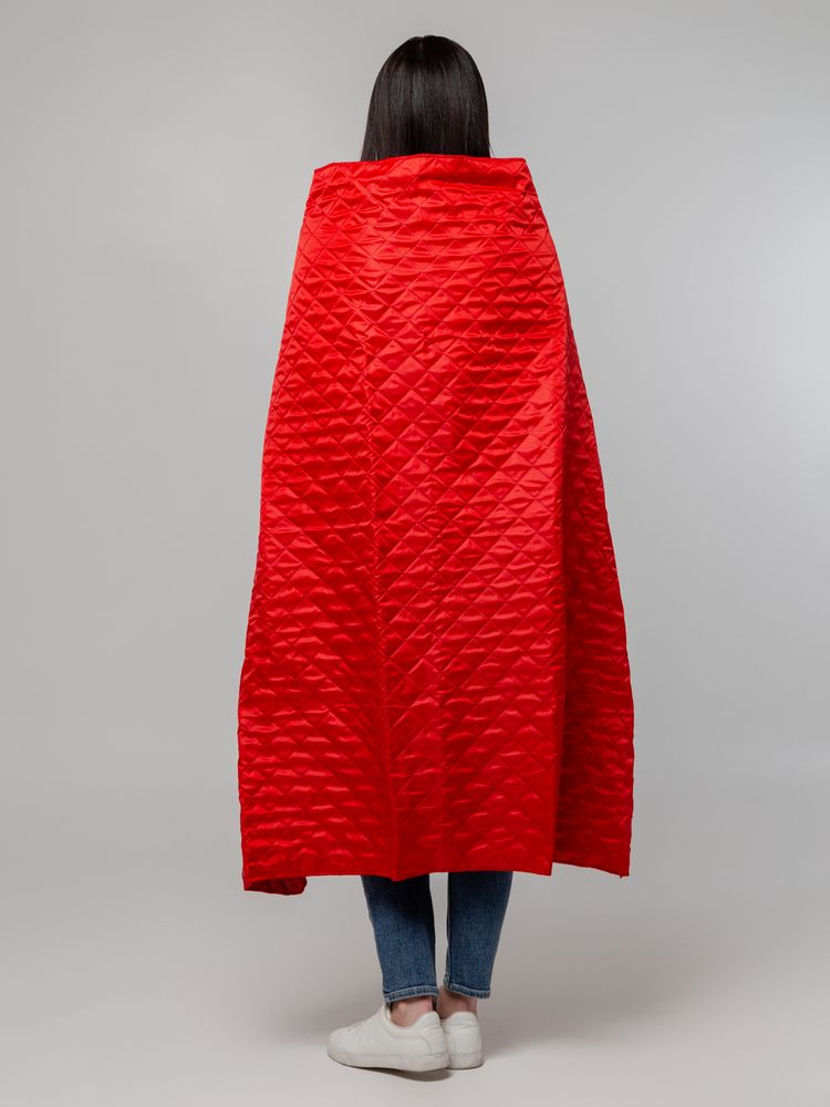 Плед-пончо для пикника SnapCoat, красный-9