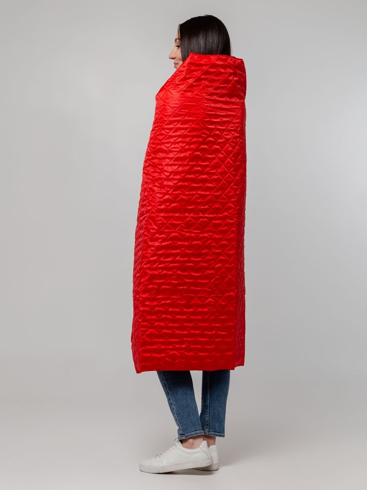 Плед-пончо для пикника SnapCoat, красный-10
