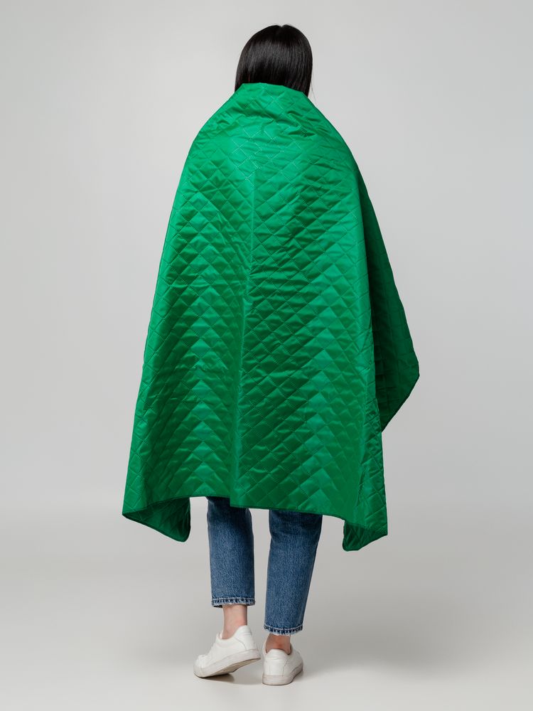 Плед-пончо для пикника SnapCoat, зеленый-7