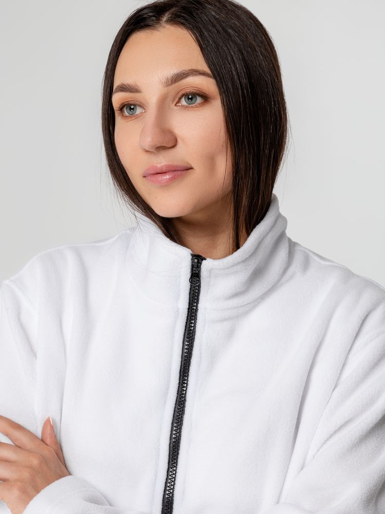Куртка флисовая унисекс Manakin, белая, размер XS/S-11