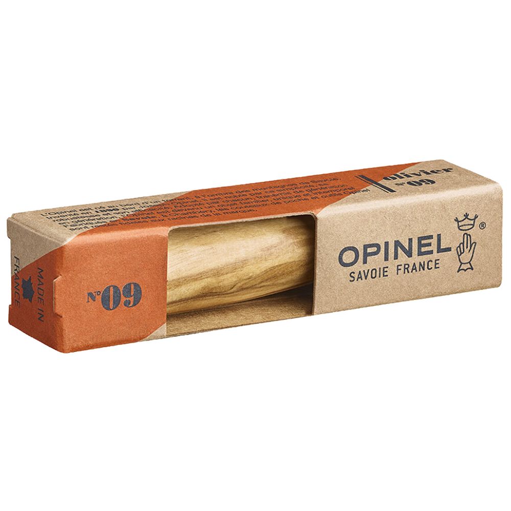 Нож Opinel No 9, оливковое дерево-2