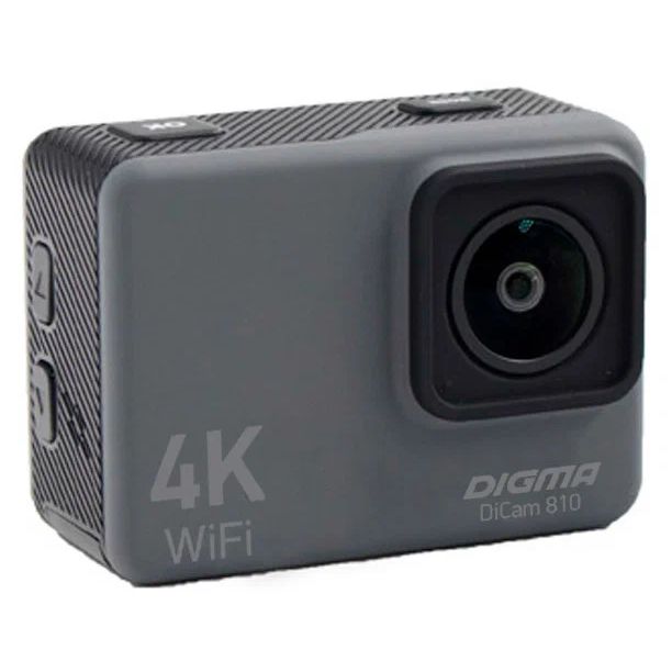 Экшн-камера Digma DiCam 810, серая-1