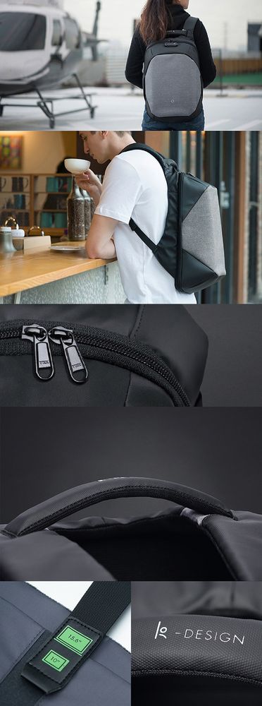 Рюкзак ClickPack Pro, черный с серым-16