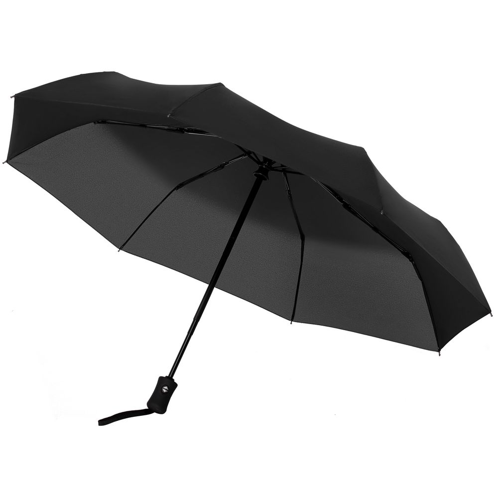 Зонт складной Monsoon, черный-2