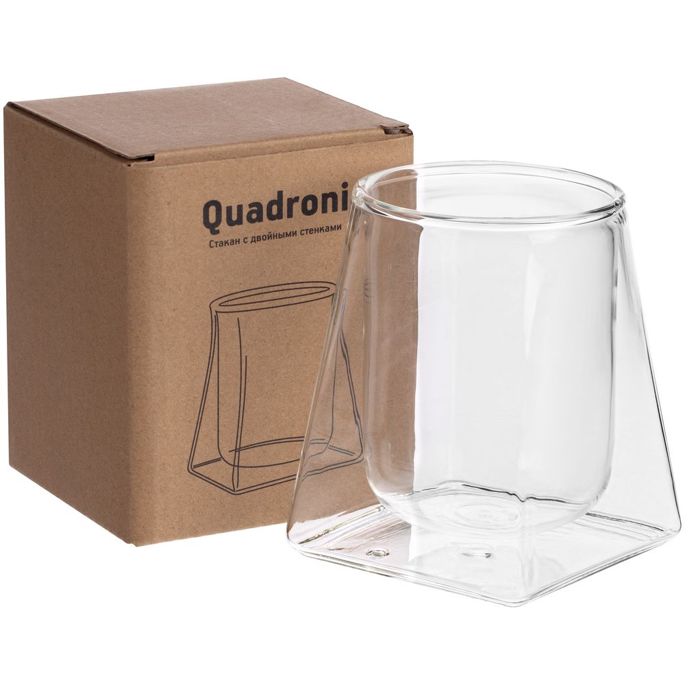 Стакан с двойными стенками Quadroni-3