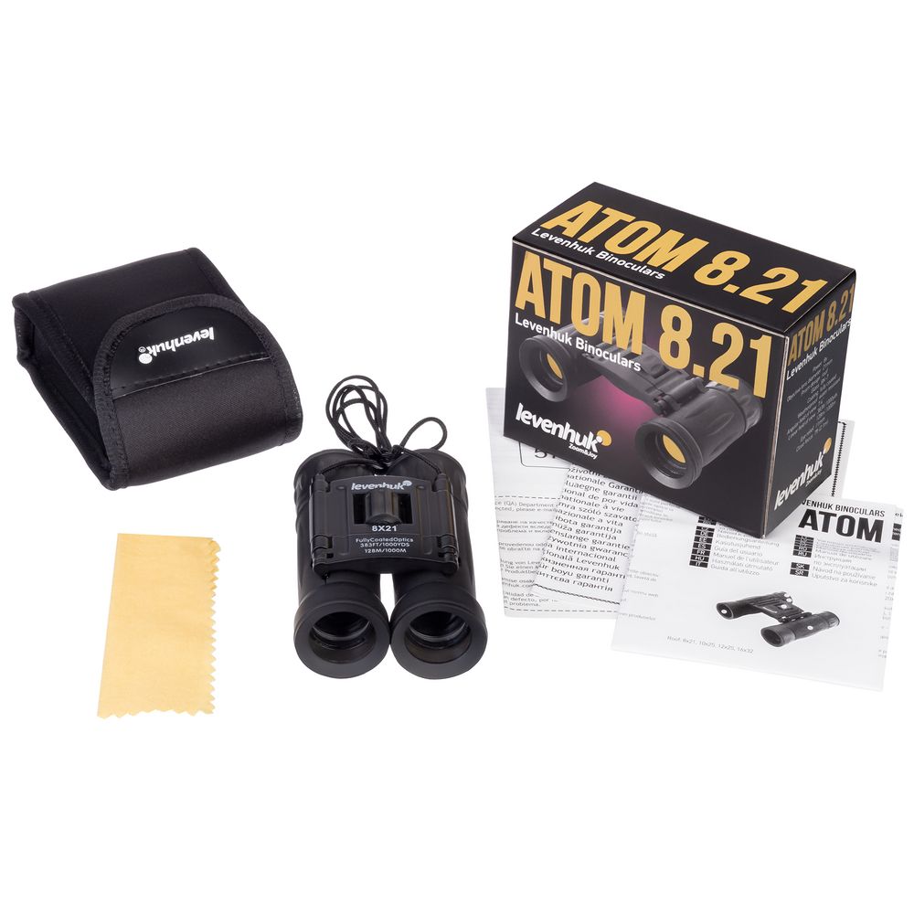 Бинокль Atom 8x, линзы 21 мм-9