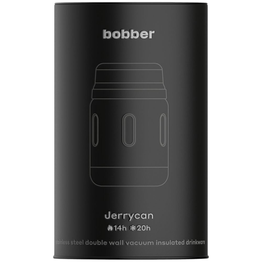 Термос для еды Jerrycan 700, вакуумный, стальной зеркальный-6