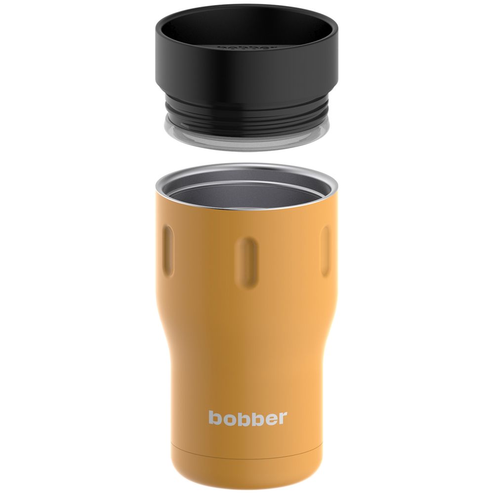 Термостакан Tumbler 350, вакуумный, оранжевый-3