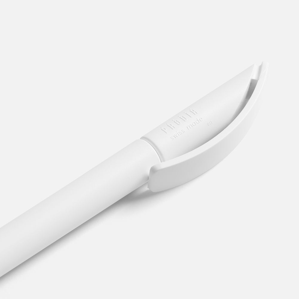Ручка шариковая Prodir DS3 TMM, белая матовая-6