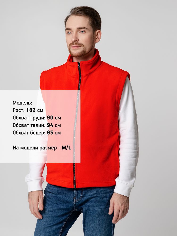 Жилет флисовый Manakin, красный, размер XS/S-6
