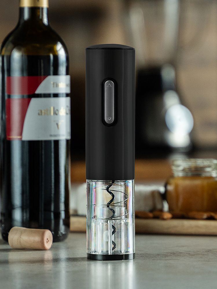 Электрический штопор с ножом для фольги Wine Diesel, черный-7