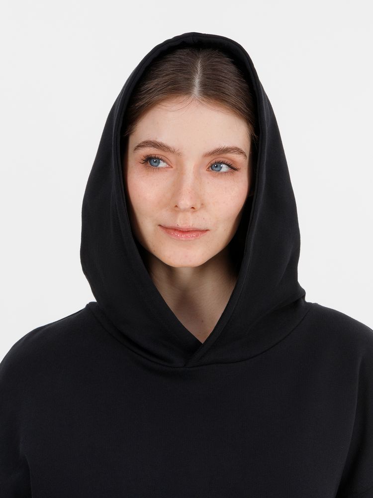 Худи оверсайз унисекс Outshine, черное, размер XS/S-12