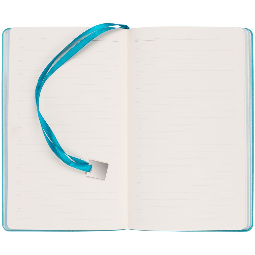 Ежедневник Shall Light, недатированный, бирюзовый-6