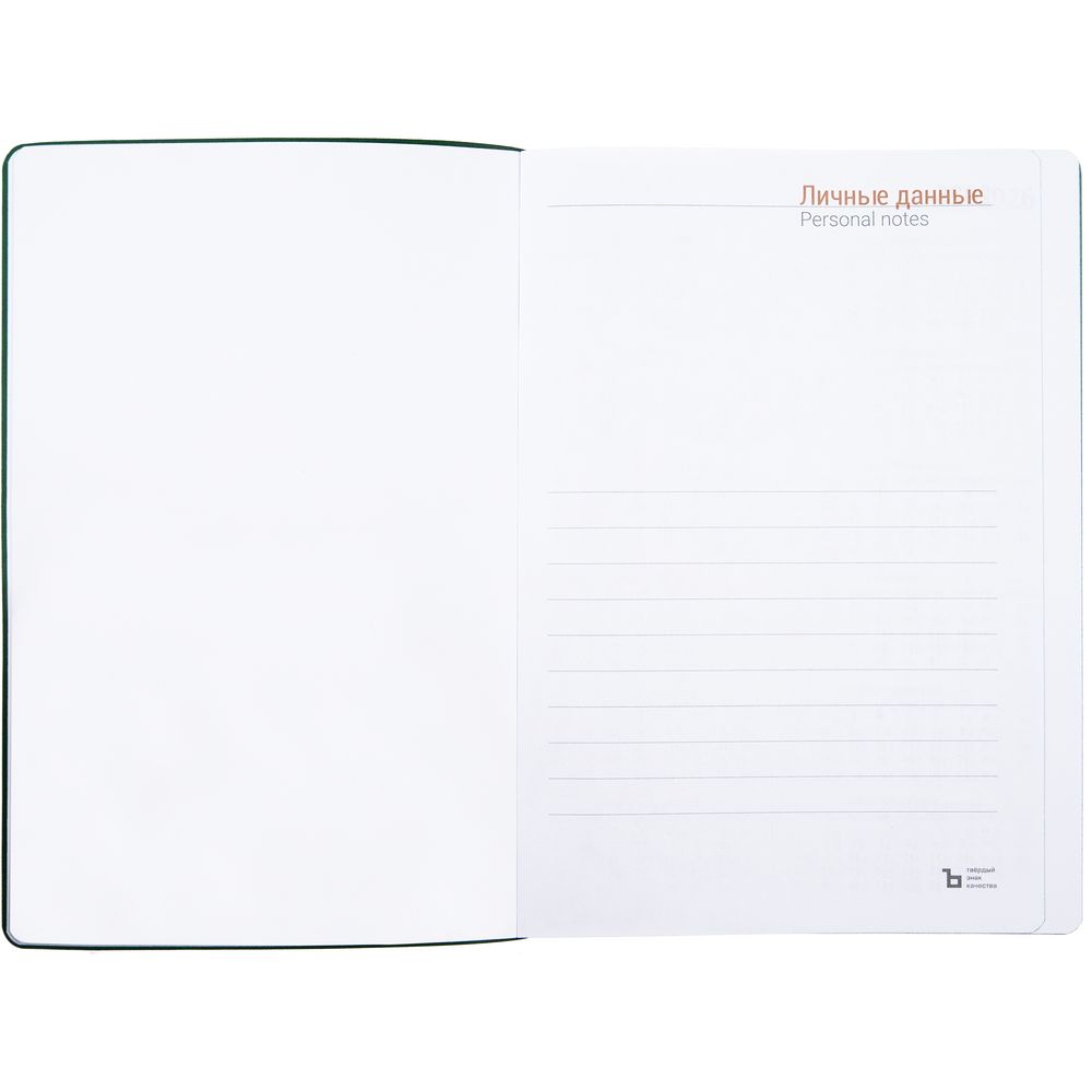 Ежедневник Flexpen Color, датированный, зеленый-6